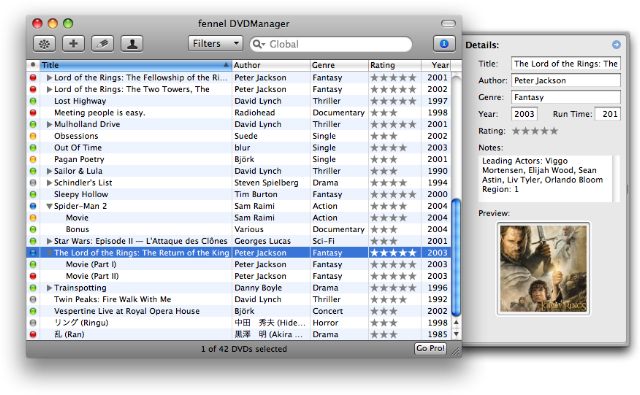 Fennel Dvdmanager The Leading Dvd Manager For Mac Os X